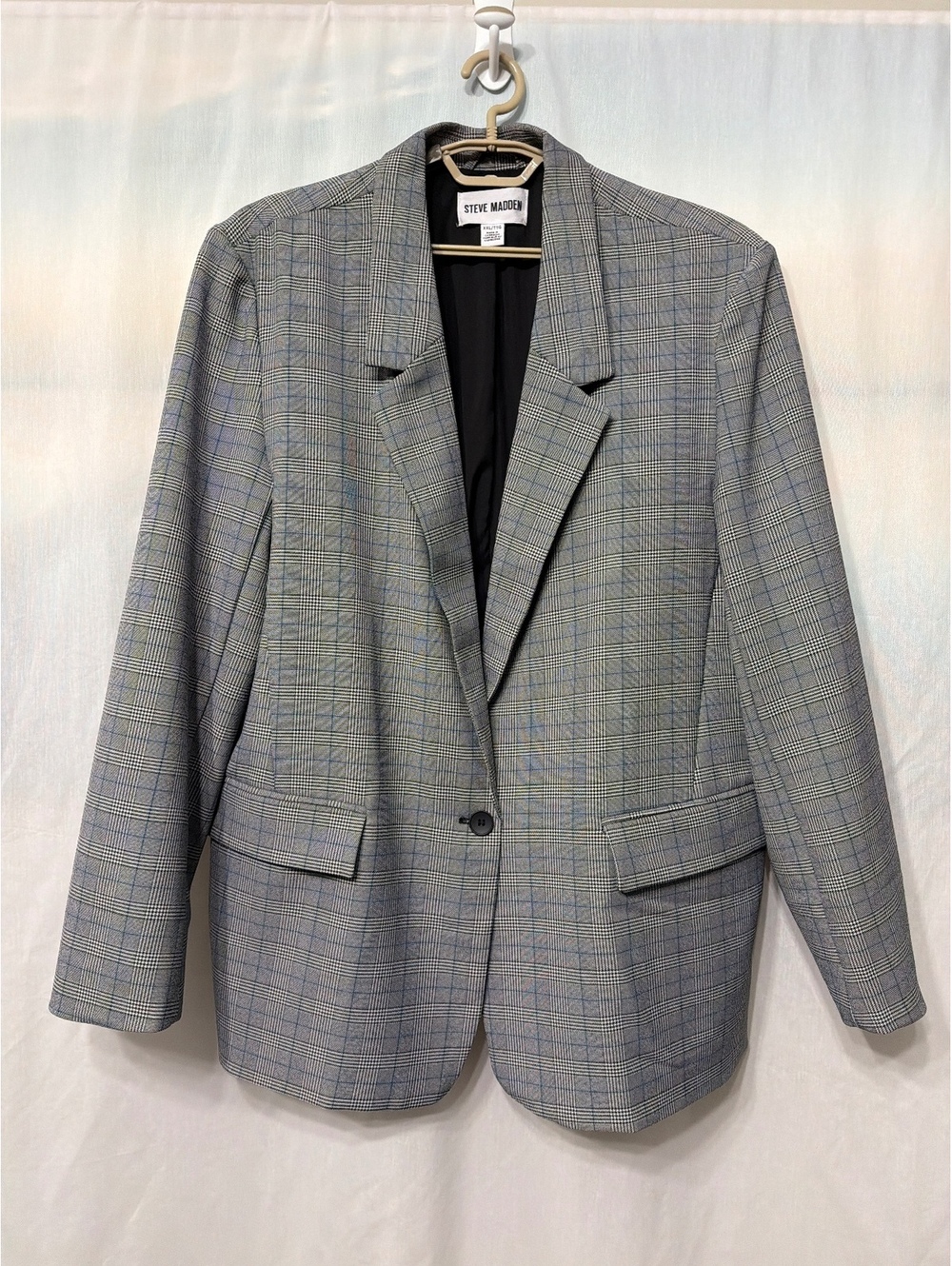 Steve Madden Plaid Blazer Men's XXL